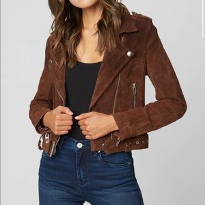 Blank NYC Leather Suede Moro Jacket